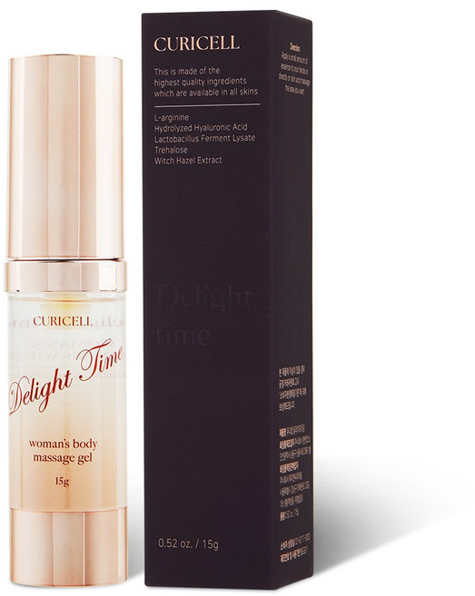 큐리셀 딜라이트타임 보습 건조증 여성청결 케어젤, 15g, 1개