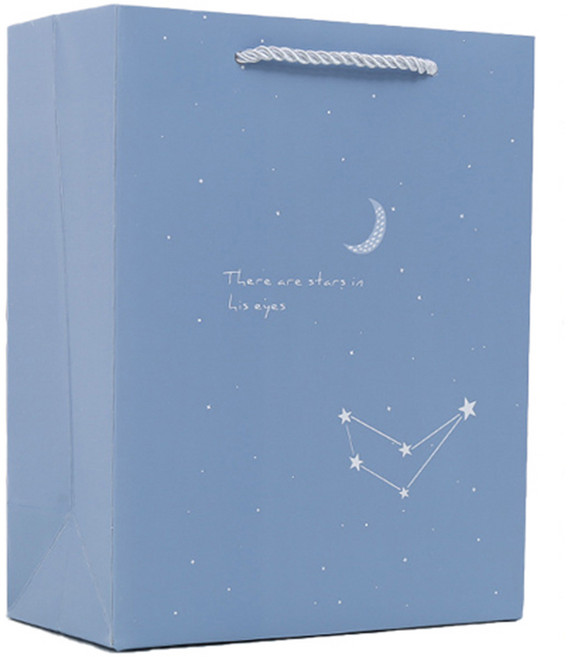 길그리 별자리 미니 쇼핑백, 블루, 10개