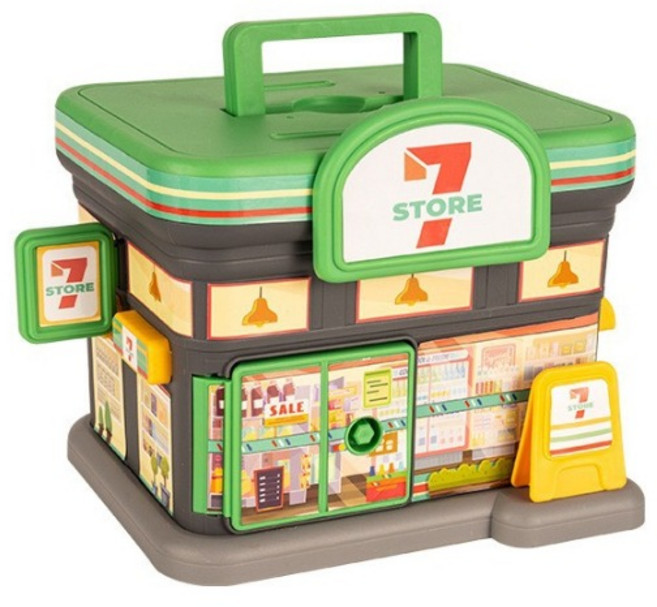 므뮤 편의점 열쇠저금통, 1개, 혼합색상