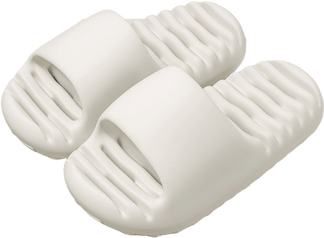 도림 예쁜 고급 EVA 미끄럼방지 물빠짐 욕실화, 화이트, 1개