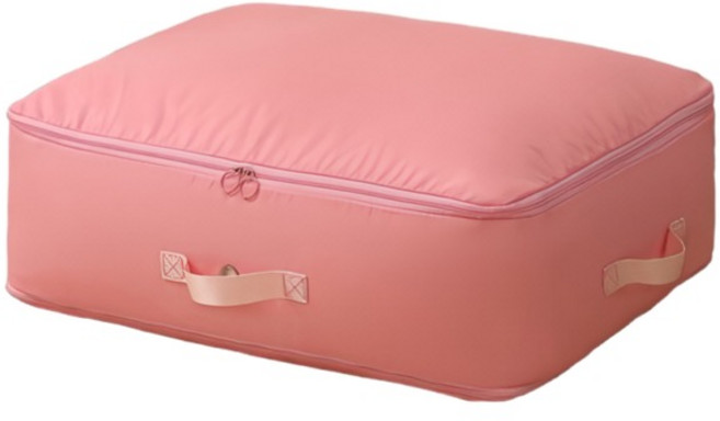 로이홈 다용도 이불 의류 압축 파우치 핑크, 1개, 1개입