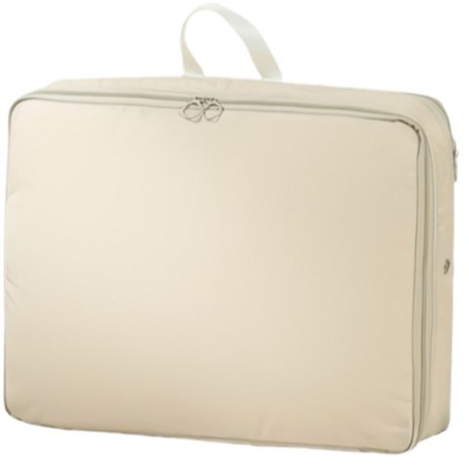 로이홈 여행용 휴대 압축 보관 가방 베이지, 1개입, 1개