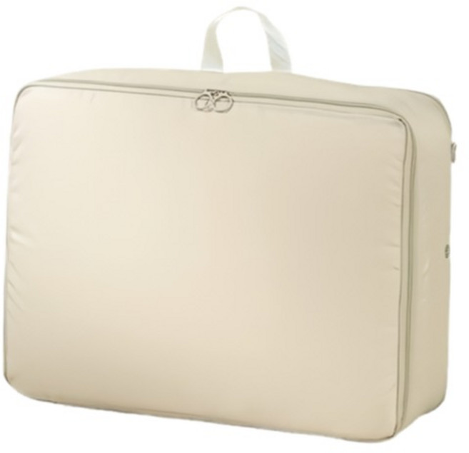 로이홈 여행용 휴대 압축 보관 가방 베이지, 1개입, 1개