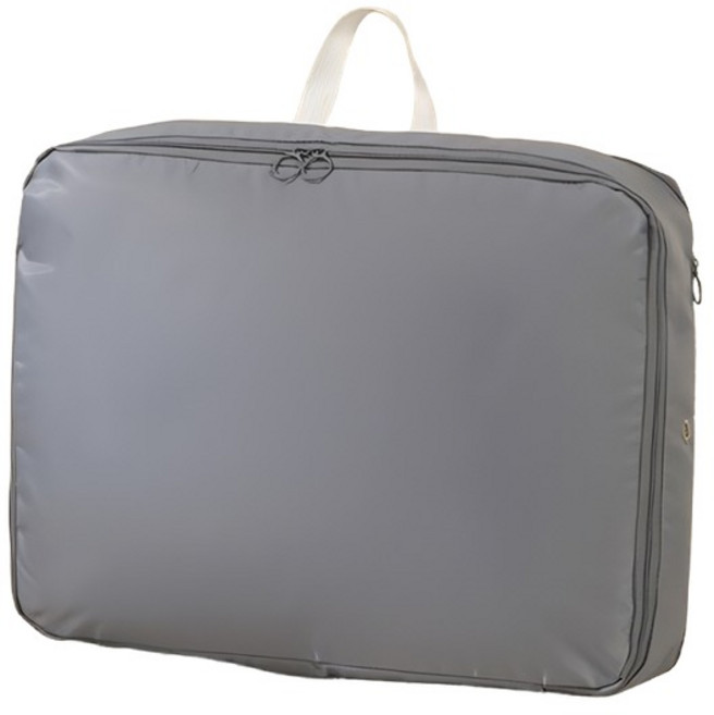 로이홈 여행용 휴대 압축 보관 가방 그레이, 1개, 1개입