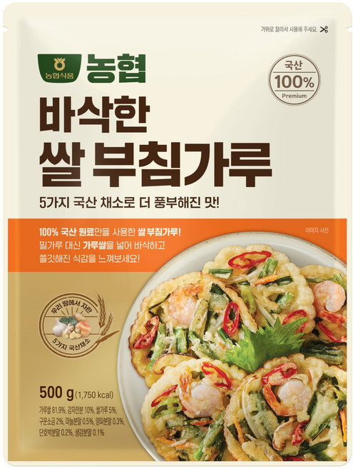 농협식품 바삭한 쌀부침가루, 500g, 1개
