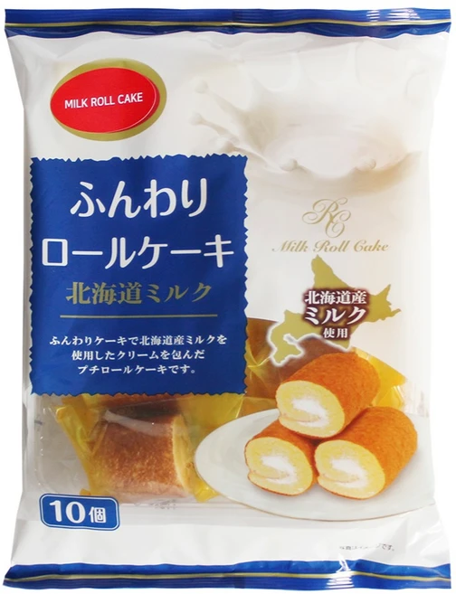 야마우치 밀크 롤케이크 10p, 1개, 140g - 쿠팡
