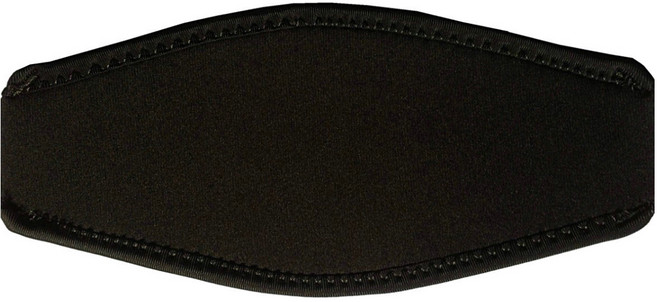 마켓피아 스킨스쿠버 프리다이빙 수영 마스크 스트랩 보호 밴드 커버, 블랙