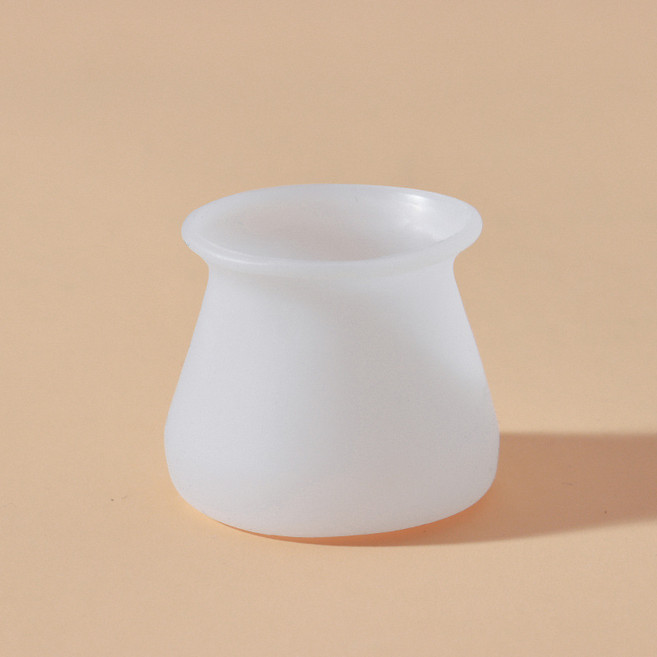 올하이 테이블 의자 미끄럼방지 보호 소음 긁힘방지 실리콘 커버, 화이트, 8개