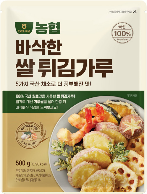 농협식품 바삭한 쌀튀김가루, 500g, 1개