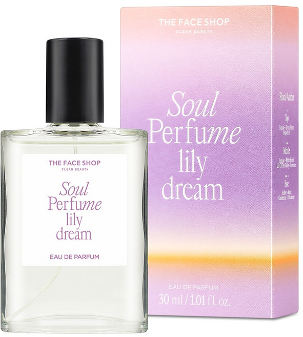 더페이스샵 소울 오 드 퍼퓸 릴리드림, 30ml, 1개