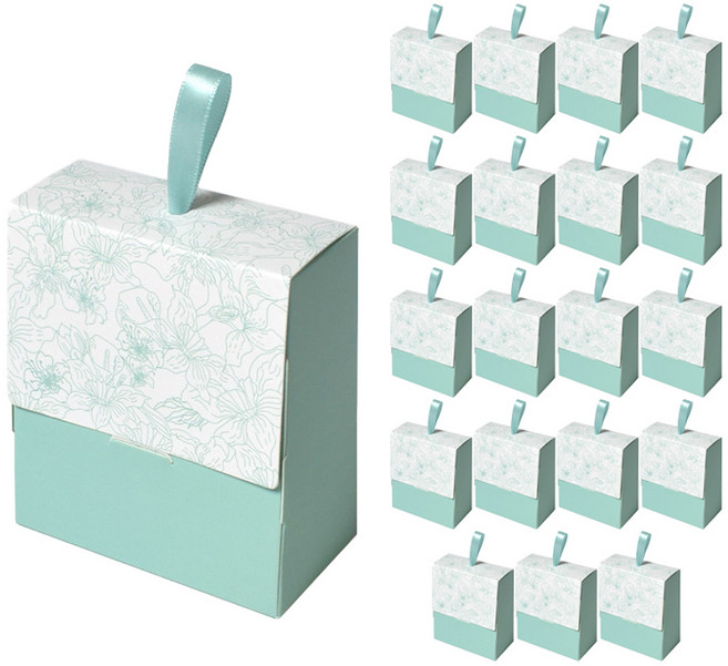 길그리 DIY 미니 포켓 선물 포장 구디백, 03 꽃, 20개