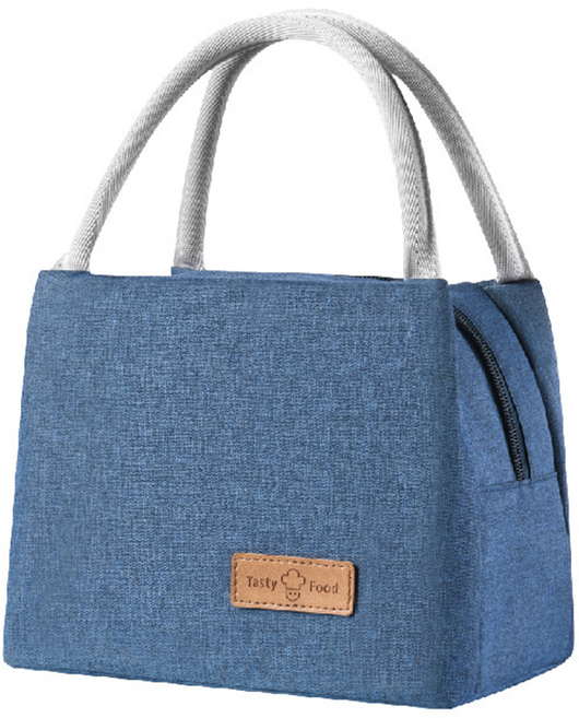 비투윈 런치 도시락 가방 라지, 네이비, 1개