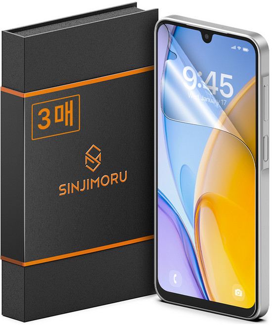 신지모루 하이브리드 쉴드 자가복원 TPU EPU 코팅 휴대폰 액정보호필름 3p, 1세트