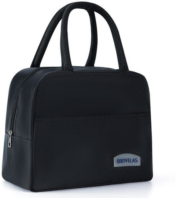브리빌라스 탑피아 편안한 보냉백, 블랙, 1개