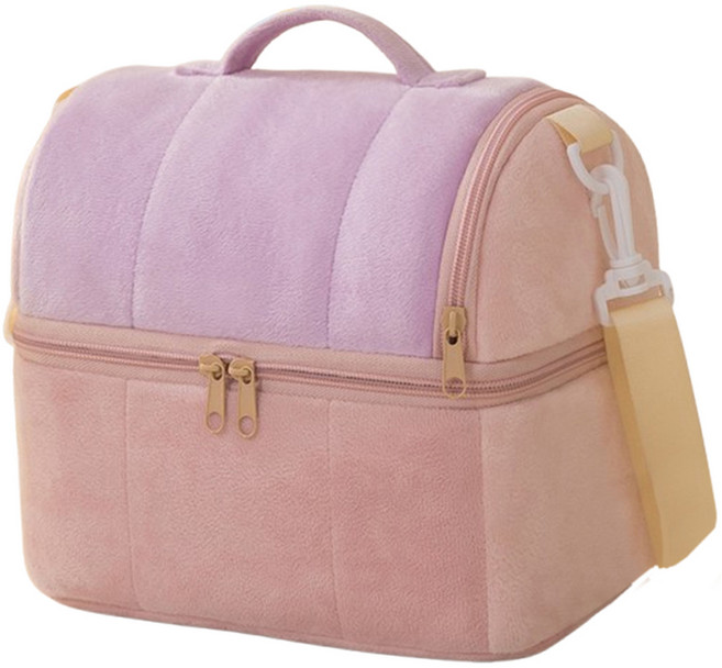 탑피아 간편한 보온 보냉백, 퍼플, 1개