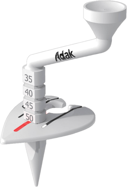 아닥 에이밍 높이조절 공중부양 골프티꽂이, 1개, 화이트