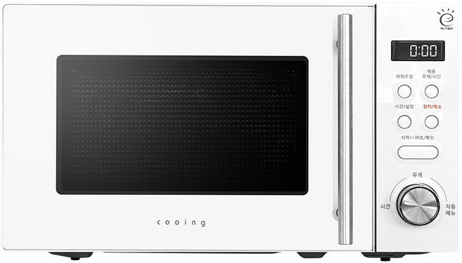쿠잉전자 전자레인지 버튼 다이얼식 20L, MM-E20WW(화이트)