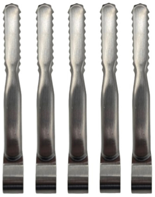 키친하우스 다용도 미니집게 15.5cm, 실버, 5개