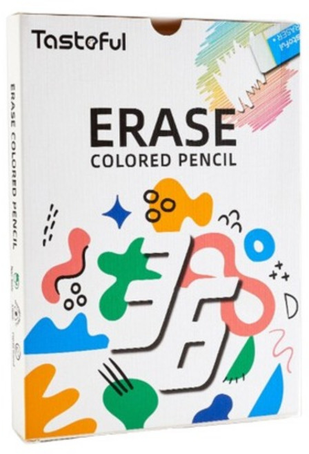 시나아트 지우개로 지워지는 색연필, 36색, 1개