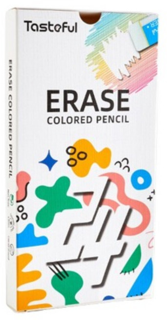 시나아트 지우개로 지워지는 색연필, 24색, 1개