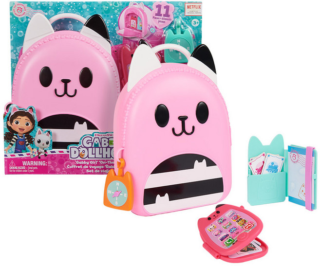 SPIN MASTER 蓋比的娃娃屋 背包套裝, 1套, 混色, 請參考詳細說明