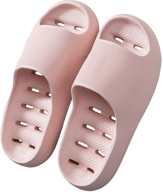 도림 논슬립 미끄럼방지 물빠짐 다용도 욕실화, 핑크, 1개