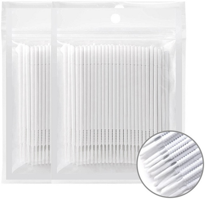 라몽 다용도 미세작업 마이크로 면봉 롱헤드, 1개, 200개입