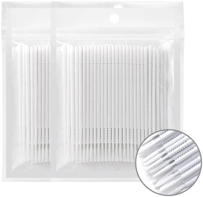 라몽 다용도 미세작업 마이크로 면봉 롱헤드, 1개, 200개입 - 쿠팡