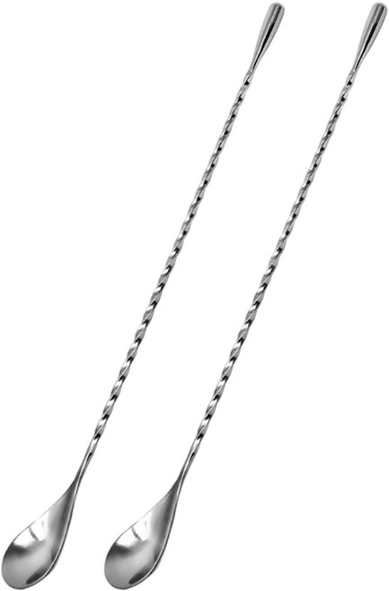 착한살림 스텐304홈바 롱스푼 30cm, 실버, 2개