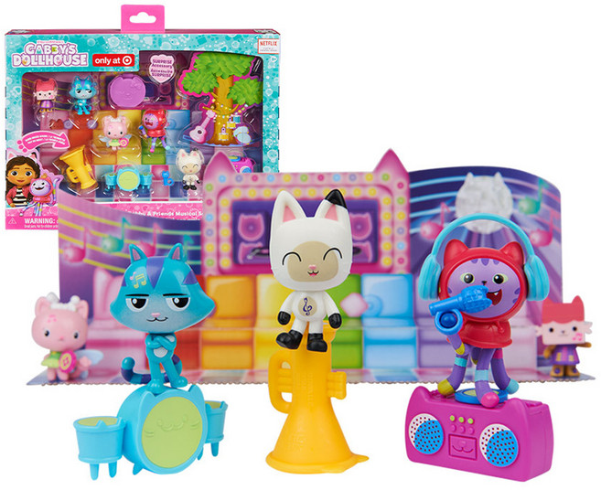 SPIN MASTER 蓋比的娃娃屋 音樂公仔套組, 1套