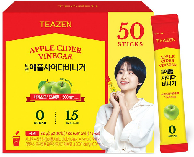 티젠 애플사이다 비니거, 250g, 1개