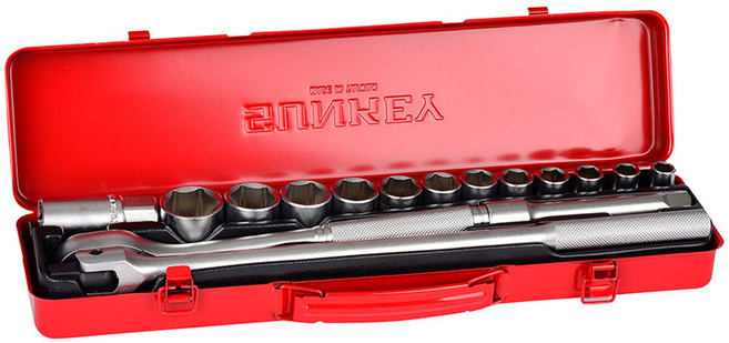 썬키 12.7mm 복스 렌치 17종 세트, 1세트