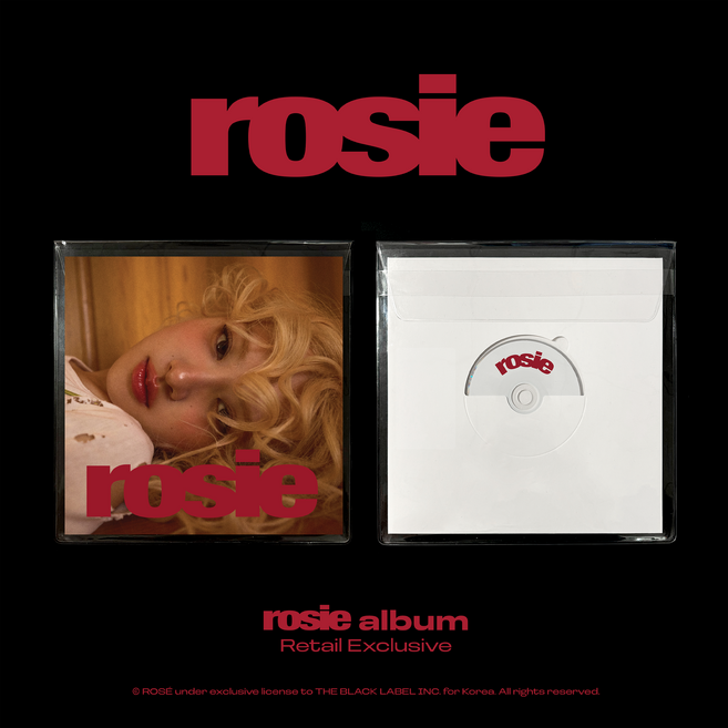 Rosé 首張錄音室專輯 rosie 零售獨家版 + 海報, 1CD