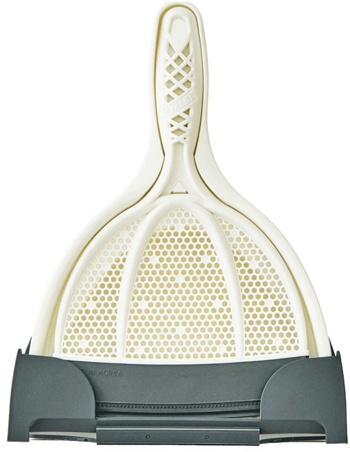 쓰리잘비 핸디형 실리콘 빗자루 핸디잘비 + 받기세트, 1개, 아이보리