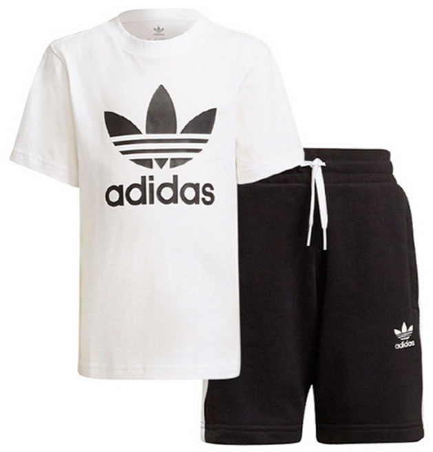 아디다스키즈 아동용 쇼츠 티 세트 H25274
