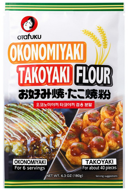 오타후쿠 오코노미야끼 타코야끼 겸용 분말, 180g, 1개