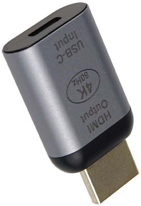 컴스 4K 60Hz UHD USB 3.1 Type C to HDMI 컨버터 변환 젠더, IH280, 1개