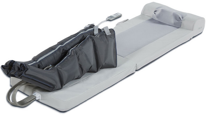 휴플러스 온열 전신마사지 안마베드, KIMPRO-25, 라이트 그레이