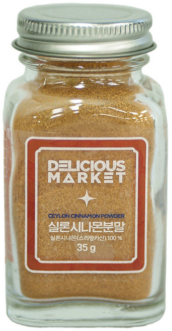 DELICIOUS MARKET 錫蘭肉桂粉, 35g, 1個