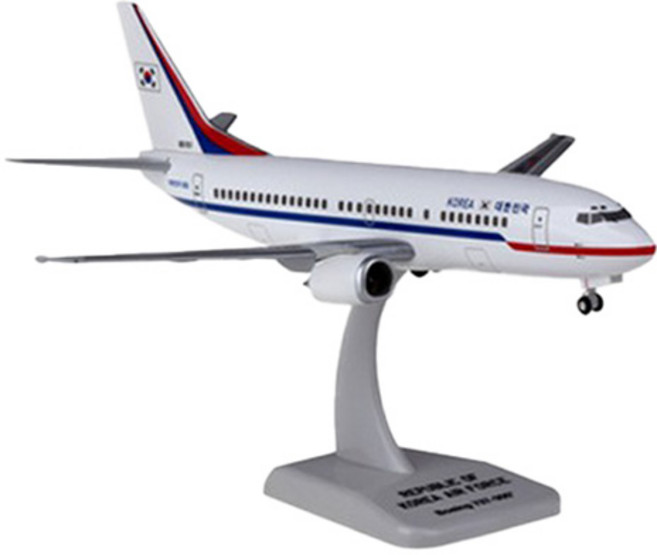 Hogan 1：200 B737-300 韓國總統專機 飛機模型 HG911458WH, 1個, 混合顏色