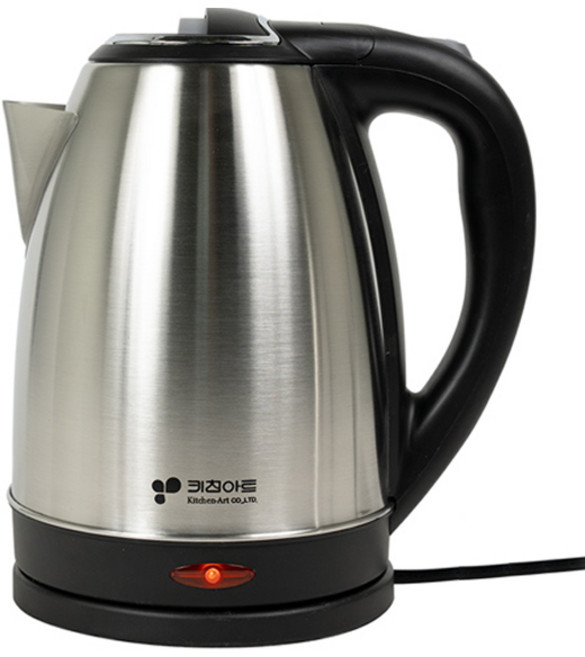 키친아트 포이베 스테인레스 무선 전기 주전자 1.8L, KJS-0018KP