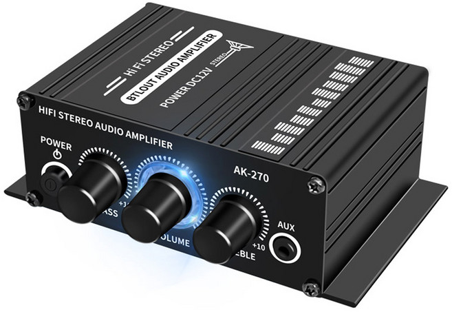 컴스 Hi Fi 20W x 2 사운드 오디오 앰프, JA142, 혼합색상