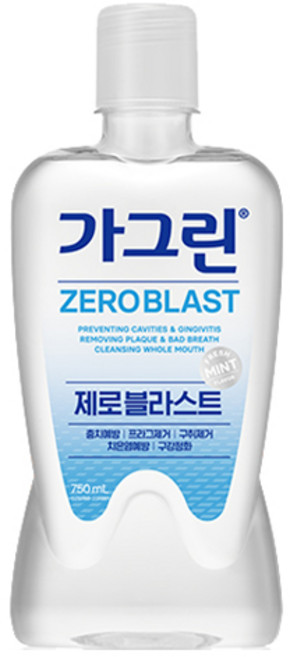 가그린 제로 블라스트 구강세정제, 750ml, 1개입, 1개