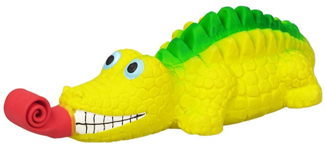 파스텔펫 반려동물 메롱 삑삑이 장난감, 악어, 1개