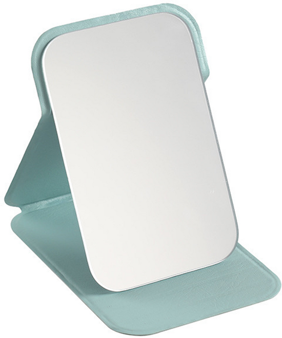 쿠미핸즈 접이식 홈 탁상 거울 라지, 그린