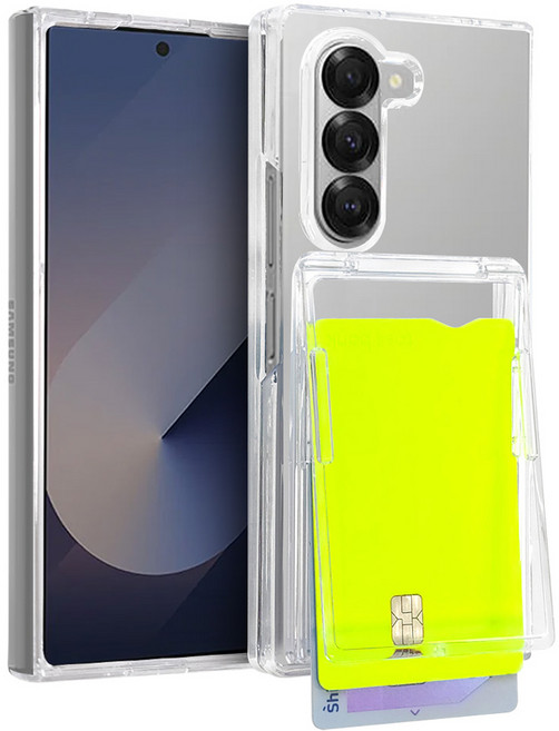 워너프 오픈 카드 하드 지폴드 휴대폰 케이스