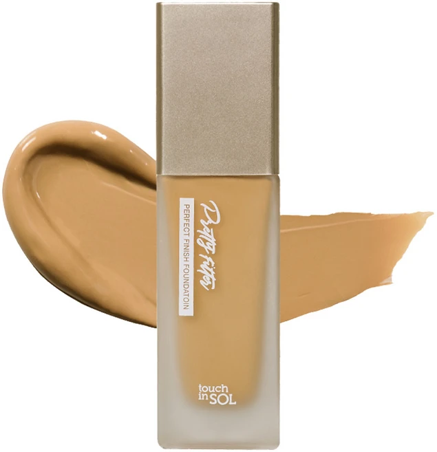 터치인솔 프리티필터 퍼펙트 피니시 파운데이션 35g, 1개, 3호 미디엄 텐 - 쿠팡