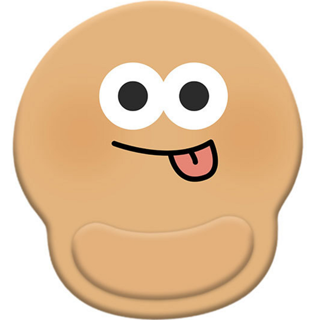 리빙앨리 손목 보호 마우스 패드 메롱마우스패드, 혼합색상, 1개