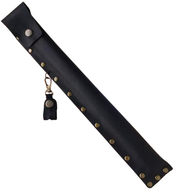 탑피아 심플한 드럼스틱 파우치 블랙, 1개