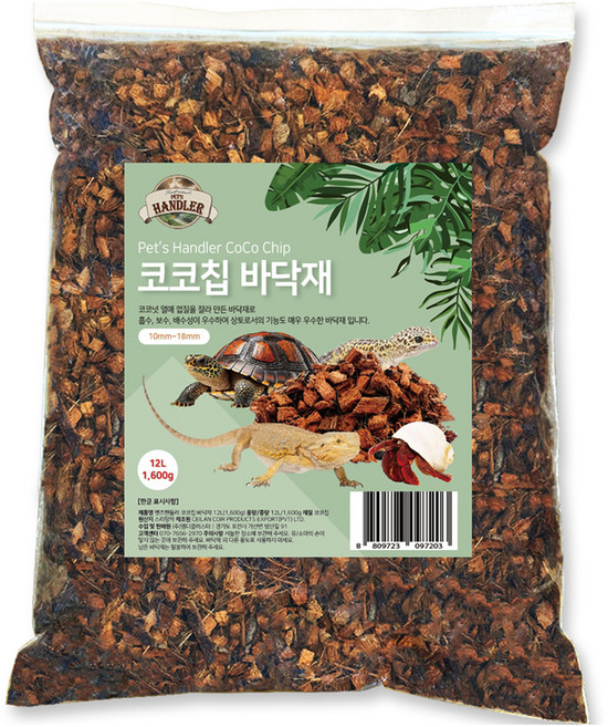 펫츠핸들러 코코칩 바닥재, 혼합색상, 1개